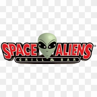 Space Aliens Grill And Bar Logo Clipart