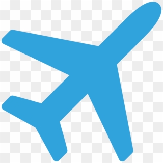 Airplane Icon Blue Png , Png Download - Airplane Icon Png Blue Clipart
