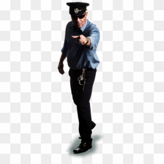 Southern Style Policeman - Standing Clipart