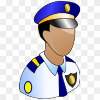 Vector Clip Art - Police Man - Png Download