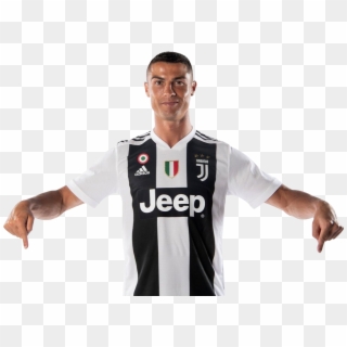 Cristiano Ronaldo In Juventus Jersey Clipart