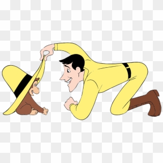 From Curious George, The Beloved Tale Of A Mischievous - Man And The Yellow Hat Clipart
