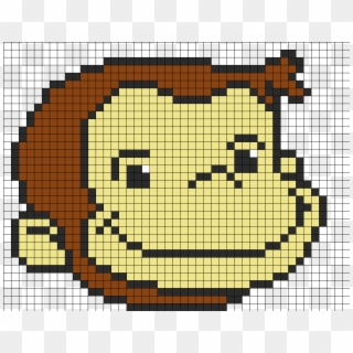 Curious George Perler Bead Pattern / Bead Sprite - Curious George Pixel Art Clipart