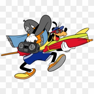 Goofy Png - Goofy At The Beach Clipart