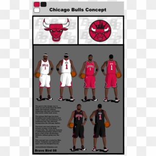 Chicagobullsconcept - Chicago Bulls Redesign Clipart
