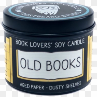 Book Lovers Soy Candle Old Books Bookish Gifts - Bookstore Candle Clipart