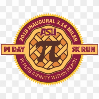 Be A Part Of History And Run In Our Inaugural Pi Day - Emblem Clipart