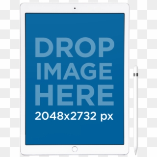 Ipad Pro With Apple Pencil Mockup In Front View Over - Check List Clipart