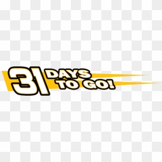 The Countdown To The Daytona 500 Is On With Excitement - Countdown 31 Days Clipart