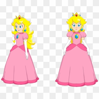 Princess Peach Clipart Animated - Princess Peach Dress Cartoon - Png Download