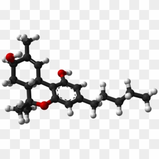 Thc Molecule 3d - Molecule Clipart