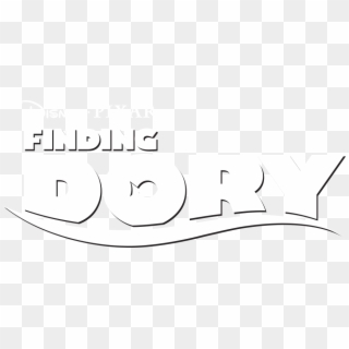 Finding Dory Logo Png - Finding Nemo Logo White Clipart