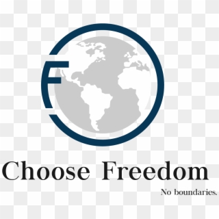 Choose Freedom Logo - World Map Clipart