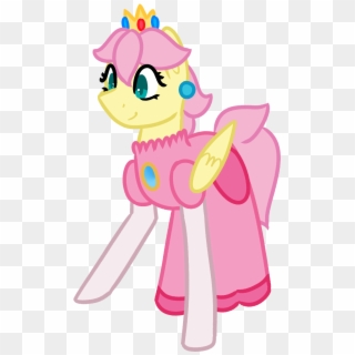 Princess Peach Clipart Costume Homemade - Fluttershy As Princess Peach - Png Download