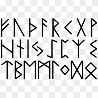 Runic Letters - Runic Alphabet Pmmm Clipart
