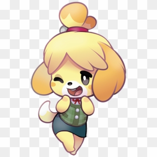 Isabelle From Animal Crossing 💛 Stickers And More - Animal Crossing Isabelle Fan Art Clipart