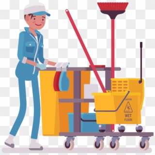 Originally Established To Provide Discount Cleaning - Clipart Cleaning Supplies Cartoon - Png Download