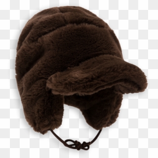 Faux Fur Cap - Knit Cap Clipart