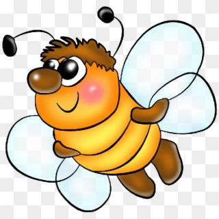 Funny Png Format Cartoon Clip Art Honey Bees On A Transparent - Bees With Background Funny