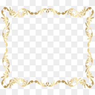Free Png Download Border Frame Gold Transparent Clipart - Clip Art
