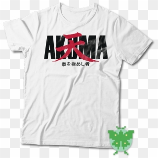 White Akuma X Akira Shirt - Active Shirt Clipart
