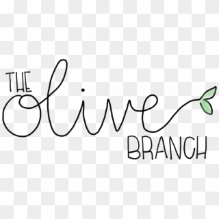 The Olive Branch Bakery - Line Art Clipart