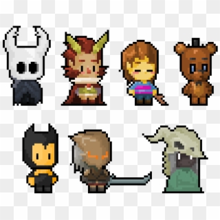 The Knight Otus (@dpadstudio) Frisk (@undertale) Freddy - Ironclad Slay The Spire Clipart