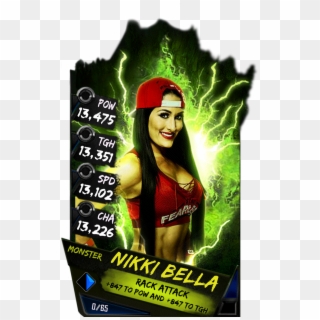 Nikkibella S4 17 Monster - Wwe Supercard Velveteen Dream Clipart