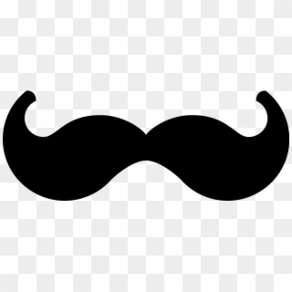 Curly Moustache Clipart Hipster Moustache Mustache - Mustache Clip Art No Background - Png Download