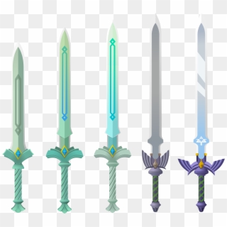 The Evolution Of The Master Sword In Skyward Sword - Zelda Skyward Sword Sword Clipart