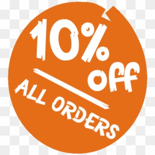 10% Off All Orders - Circle Clipart