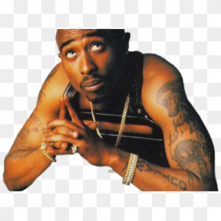 Tupac Shakur Clipart Pac - 2pac Holding A Gun - Png Download