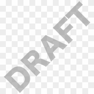 Draft Watermark Png - Stencil Clipart