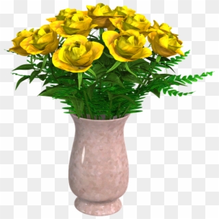 Flowers, Bouquet, Flower Vase, Arrangement, Vase - Vase Clipart