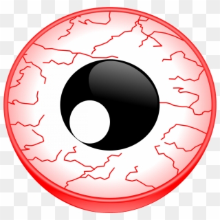 Bloodshot Eyes Cartoon - Bloodshot Eyes Clip Art - Png Download
