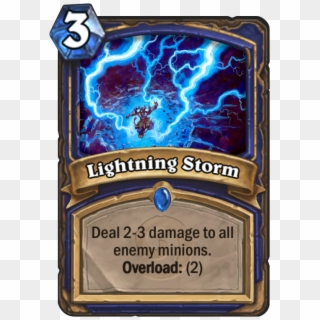 Lightning Storm - Hearthstone Gain Armor Clipart