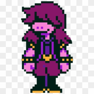 Undyne The Undying Png , Png Download - Susie Deltarune Sprite Clipart