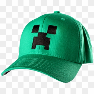 Creeper Flexifit Hat - Creeper Minecraft Hat Png Clipart