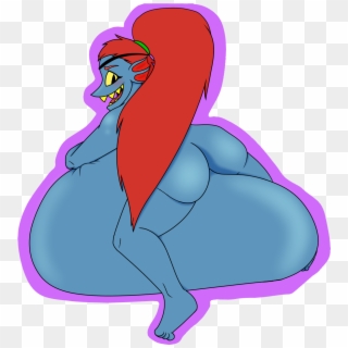 Undyne's New Chair - Thicc Undertale Clipart