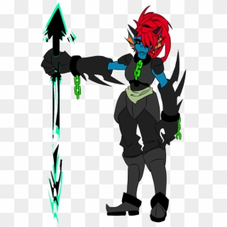 Undyne By Crossoverdude - Demitale Undyne Clipart