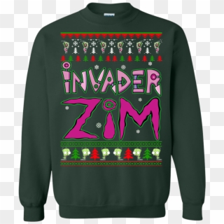 Invader Zim Christmas Sweater, Hoodie, Long Sleeve - Invader Zim The Movie Clipart