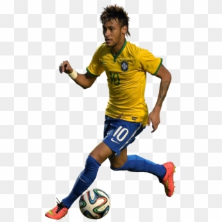 Neymar Football Render Clipart - Football Player Neymar Png Transparent Png
