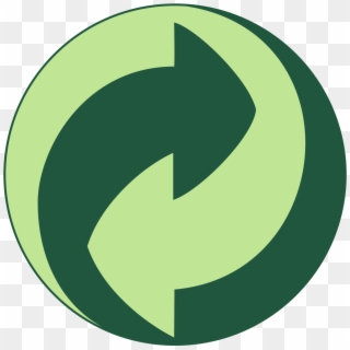 Green Recycle Symbol - Green Dot Recycling Symbol Clipart