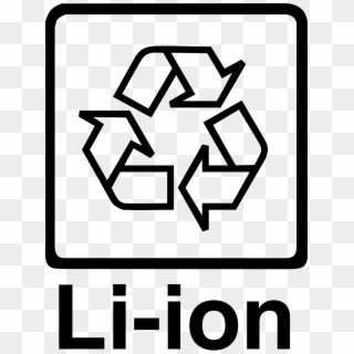 Li Ion Recycle Symbol Clipart
