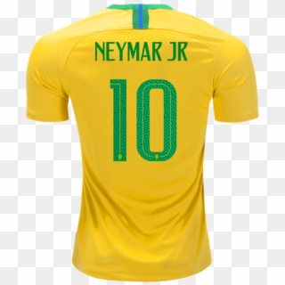 Brasil Home 18/19 “neymar 10” - Brasilien Trikot Wm 2018 Neymar Clipart