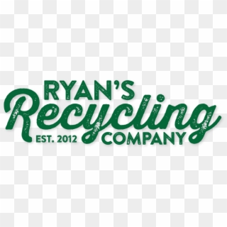 Ryan's Recycling Ryan's Recycling - Recycling In Cool Font Clipart