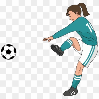 Football Player Tile Women's Association Football - Png Football Player Women Clipart