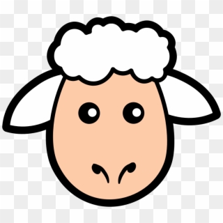 Sheep Face Clip Art - Png Download