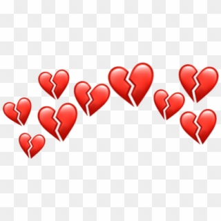 Emoji Iphoneemoji Heart Hearts Heartbroken Heartsbroken - Heart Clipart