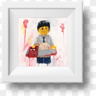Leatherface Print - Picture Frame Clipart